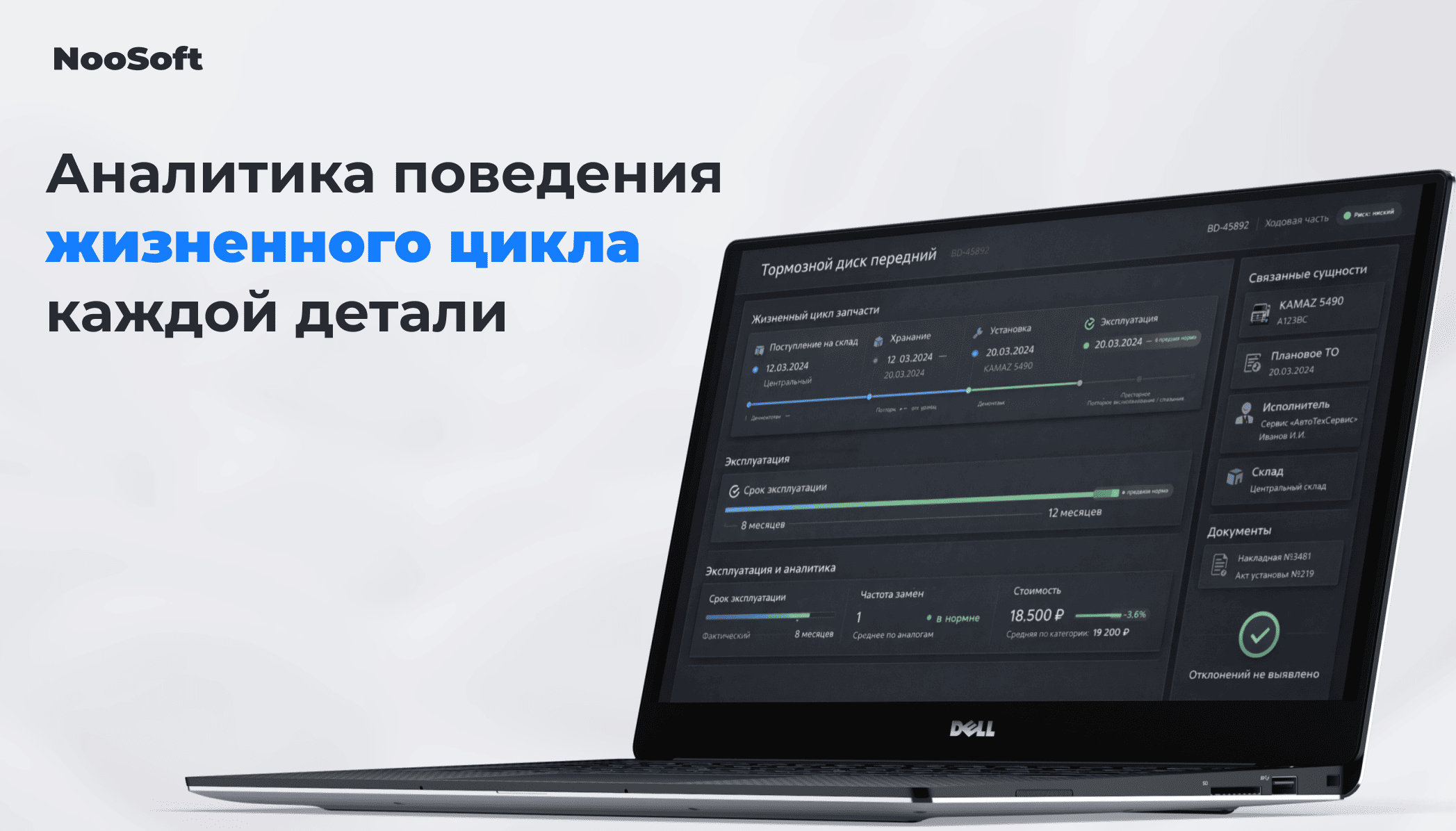 Контроль закупок и склада запчастей