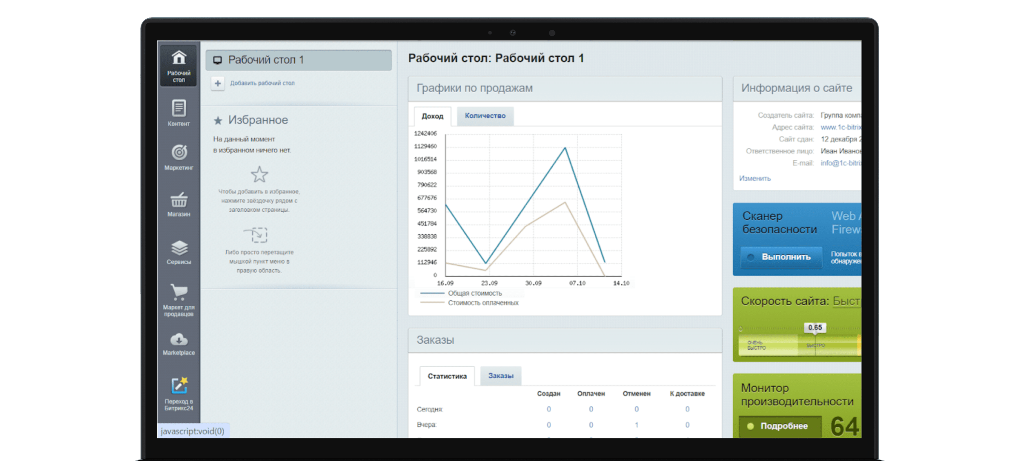 Панель администрирования HASS 3