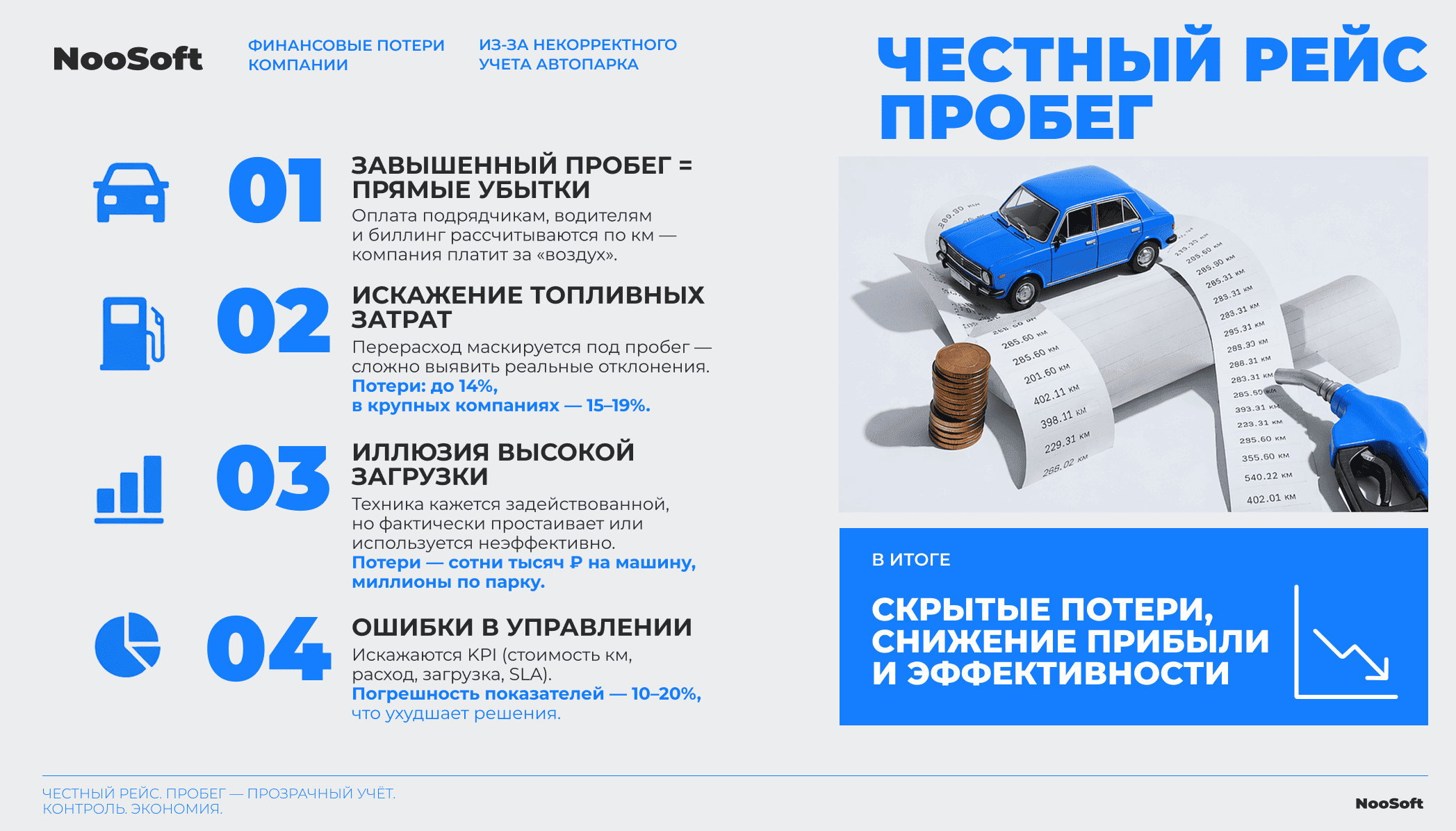 учет пробега автопарка